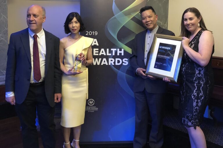 SA Health Awards for “Enhancing Hospital Care” in collaboration with Anaesthesia, Geriatrics and Allied Health